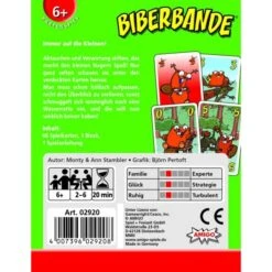 Amigo Biberbande, Kartenspiel -Günstiger Spielwarenladen Amigo Biberbande Kartenspiel@@1sg10016 2