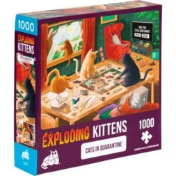 Asmodee Puzzle Exploding Kittens - Cats In Quarantine