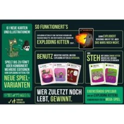 Asmodee Zombie Kittens, Kartenspiel -Günstiger Spielwarenladen Asmodee Zombie Kittens Kartenspiel@@1902453 3