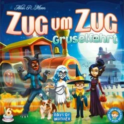 Asmodee Zug Um Zug: Gruselfahrt, Brettspiel -Günstiger Spielwarenladen Asmodee Zug um Zug Gruselfahrt Brettspiel@@1902068 3