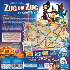Asmodee Zug Um Zug: Gruselfahrt, Brettspiel -Günstiger Spielwarenladen Asmodee Zug um Zug Gruselfahrt Brettspiel@@1902068 4