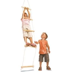 Eichhorn Outdoor Strickleiter, Gartenspielgerät -Günstiger Spielwarenladen Eichhorn Outdoor Strickleiter Gartenspielger t@@1ssihe12 2