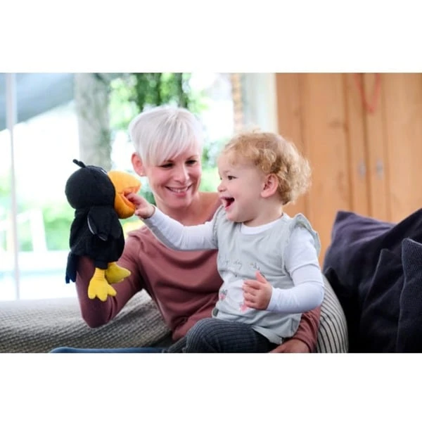 HABA Handpuppe Rabe Theo, Spielfigur 5 HABA Handpuppe Rabe Theo, Spielfigur – Bild 5