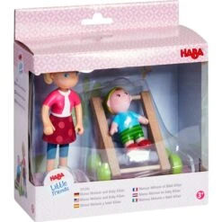HABA Little Friends - Mama Melanie Und Baby Kilian, Spielfigur -Günstiger Spielwarenladen HABA Little Friends Mama Melanie und Baby Kilian Spielfigur@@1678725 2