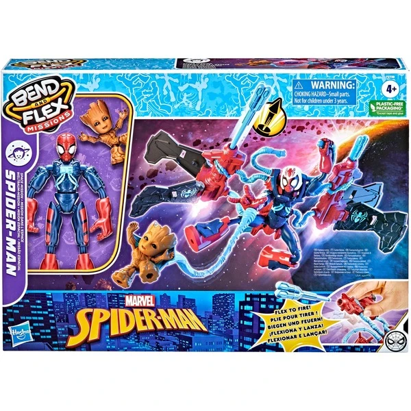 Hasbro Marvel Spider-Man Bend And Flex Missions Spider-Man, Spielfigur – Bild 3