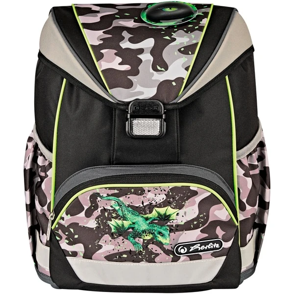 Herlitz UltraLight Plus Camo Dragon, Schulranzen 2 Herlitz UltraLight Plus Camo Dragon, Schulranzen – Bild 2