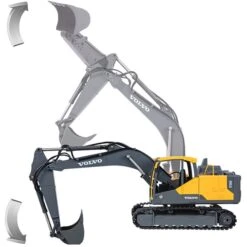 Jamara Bagger Volvo EC160E Metal, RC -Günstiger Spielwarenladen Jamara Bagger Volvo EC160E Metal RC@@1829106 9