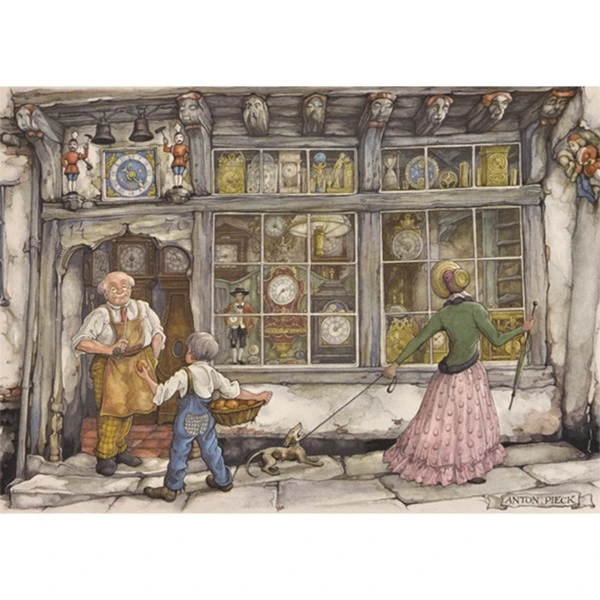 Jumbo Puzzle Anton Pieck, Der Uhrenladen 4 Jumbo Puzzle Anton Pieck, Der Uhrenladen – Bild 4