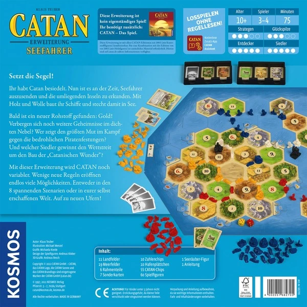 KOSMOS CATAN - Seefahrer, Brettspiel 3 KOSMOS CATAN - Seefahrer, Brettspiel – Bild 3