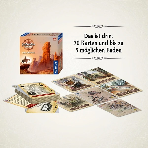KOSMOS Cartaventura Oklahoma, Kartenspiel 2 KOSMOS Cartaventura Oklahoma, Kartenspiel – Bild 2