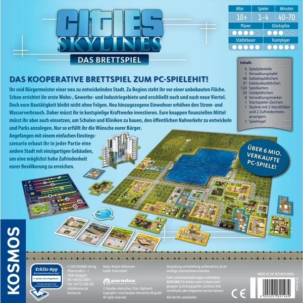 KOSMOS Cities Skylines, Brettspiel 6 KOSMOS Cities Skylines, Brettspiel – Bild 6