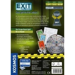 KOSMOS EXIT - Das Spiel - Das Geheime Labor, Partyspiel 8 KOSMOS EXIT - Das Spiel - Das Geheime Labor, Partyspiel -Günstiger Spielwarenladen KOSMOS EXIT Das Spiel Das geheime Labor Partyspiel@@1sgoa005 2