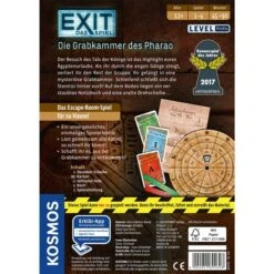 KOSMOS EXIT - Das Spiel - Die Grabkammer Des Pharao, Partyspiel -Günstiger Spielwarenladen KOSMOS EXIT Das Spiel Die Grabkammer des Pharao Partyspiel@@1sgoa006 2