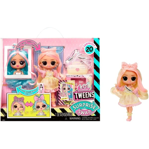 MGA Entertainment L.O.L. Surprise Tweens Surprise Swap Fashion Doll - Braids-2-Waves Winnie, Puppe