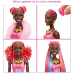 Mattel Barbie Color Reveal Glitzer! Haarwechsel Puppe Glitzerblau Mit 25 Überraschungen -Günstiger Spielwarenladen Mattel Barbie Color Reveal Glitzer Haarwechsel Puppe Glitzerblau mit 25 berraschungen@@1758004 4