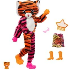 Mattel Barbie Cutie Reveal Dschungel Serie - Tiger, Puppe -Günstiger Spielwarenladen Mattel Barbie Cutie Reveal Dschungel Serie Tiger Puppe@@100024218 2