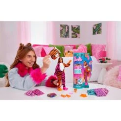 Mattel Barbie Cutie Reveal Dschungel Serie - Tiger, Puppe -Günstiger Spielwarenladen Mattel Barbie Cutie Reveal Dschungel Serie Tiger Puppe@@100024218 7
