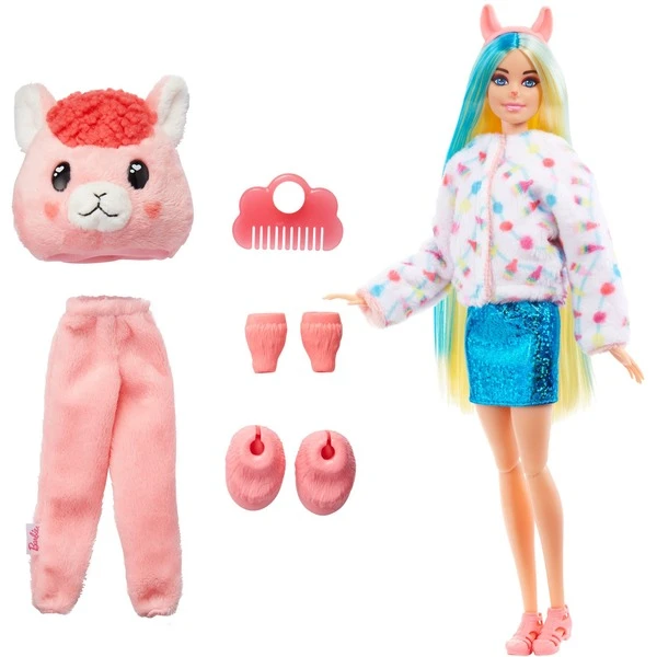 Mattel Barbie Cutie Reveal Traumland Fantasie Puppe Lama Und 10 Überraschungen – Bild 2