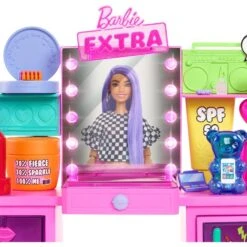Mattel Barbie Extra Spielset Mit Puppe Und Stylingtisch -Günstiger Spielwarenladen Mattel Barbie Extra Spielset mit Puppe und Stylingtisch@@1758017 3