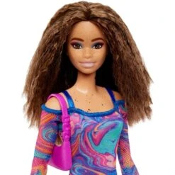 Mattel Barbie Fashionistas-Puppe Mit Gekrepptem Haar Und Sommersprossen -Günstiger Spielwarenladen Mattel Barbie Fashionistas Puppe mit gekrepptem Haar und Sommersprossen@@1919147 2