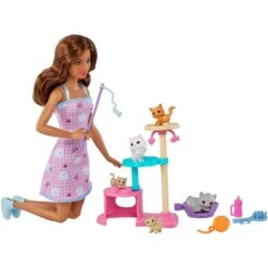 Mattel Barbie-Puppe Und Kätzchen Kratzbaum Spielset