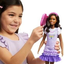 Mattel My First Barbie Brooklyn Mit Pudel (schwarze Haare), Puppe -Günstiger Spielwarenladen Mattel My First Barbie Brooklyn mit Pudel schwarze Haare Puppe@@1888857 5