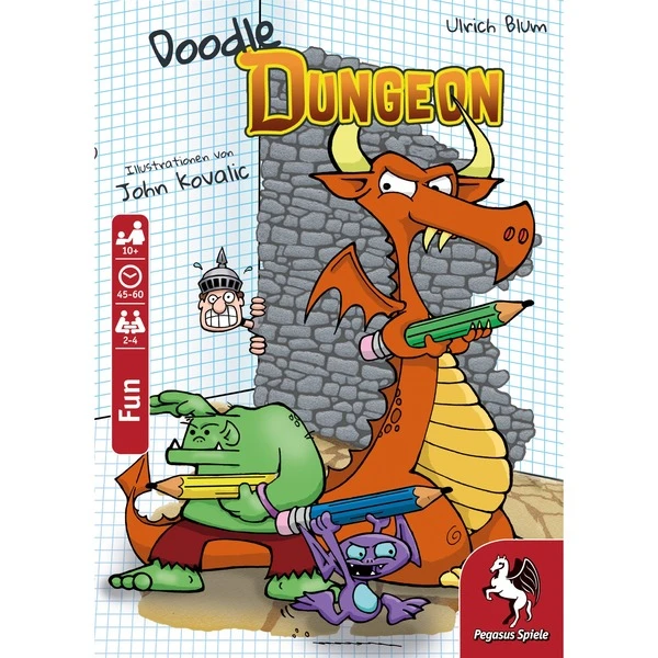 Pegasus Doodle Dungeon, Brettspiel 2 Pegasus Doodle Dungeon, Brettspiel – Bild 2
