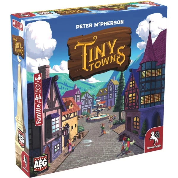 Pegasus Tiny Towns, Brettspiel 1 Pegasus Tiny Towns, Brettspiel