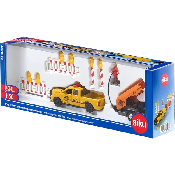 SIKU SUPER RAM 1500 Mit Kompressoranhänger, Modellfahrzeug 6 SIKU SUPER RAM 1500 Mit Kompressoranhänger, Modellfahrzeug – Bild 6