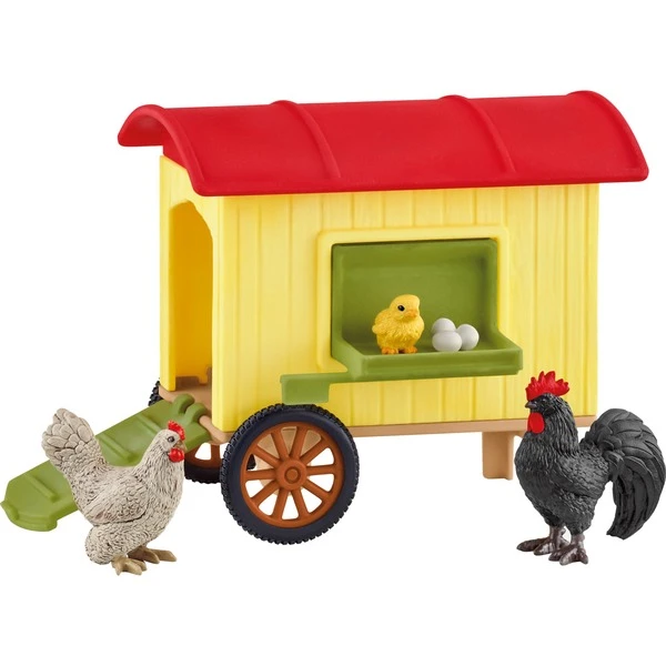 Schleich Farm World Mobiler Hühnerstall, Spielfigur 1 Schleich Farm World Mobiler Hühnerstall, Spielfigur