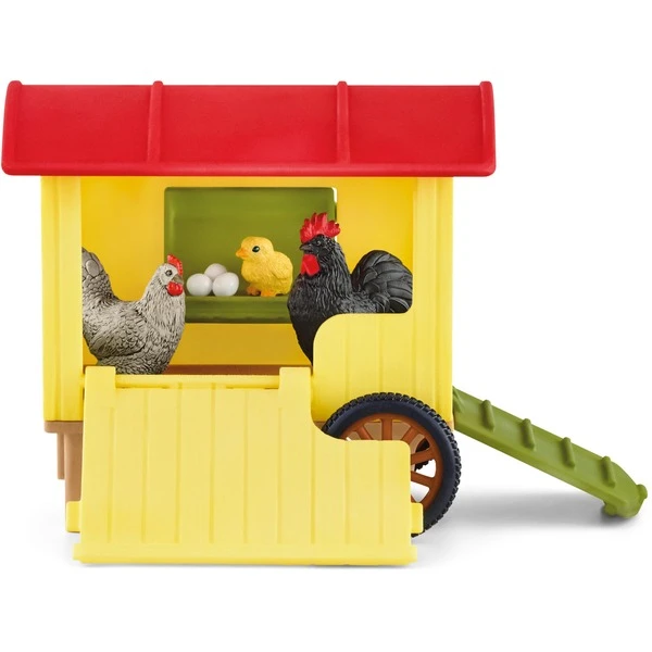 Schleich Farm World Mobiler Hühnerstall, Spielfigur 2 Schleich Farm World Mobiler Hühnerstall, Spielfigur – Bild 2