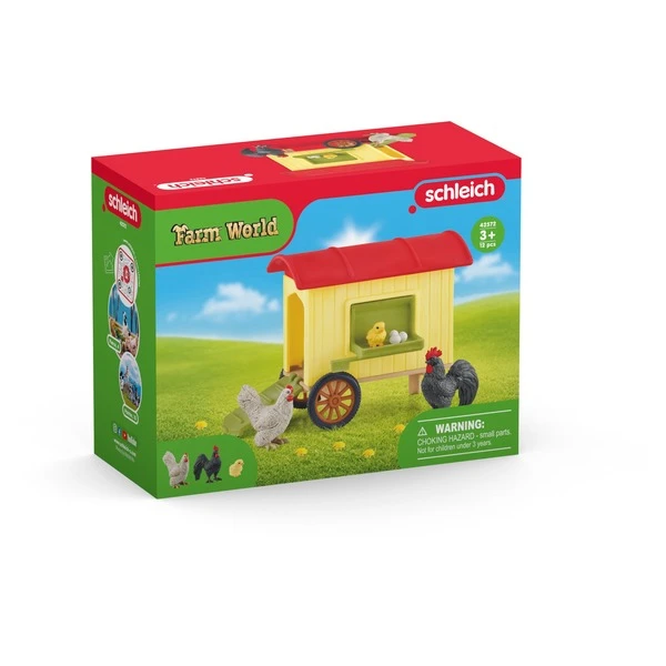 Schleich Farm World Mobiler Hühnerstall, Spielfigur 3 Schleich Farm World Mobiler Hühnerstall, Spielfigur – Bild 3