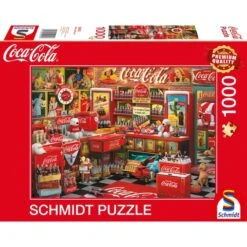 Schmidt Spiele Coca Cola - Nostalgie-Shop, Puzzle