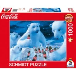 Schmidt Spiele Coca-Cola - Polarbären, Puzzle