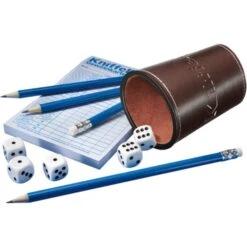 Schmidt Spiele Kniffel Mit Lederwürfelbecher, Würfelspiel 6 Schmidt Spiele Kniffel Mit Lederwürfelbecher, Würfelspiel -Günstiger Spielwarenladen Schmidt Spiele Kniffel mit Lederw rfelbecher W rfelspiel@@1sgsk015 2