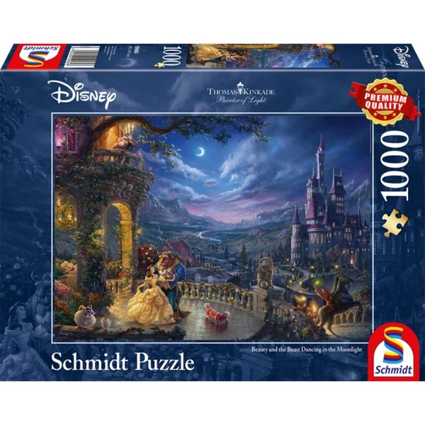 Schmidt Spiele Puzzle Thomas Kinkade: Disney Die Schöne Und Das Biest