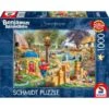 Schmidt Spiele Thomas Kinkade Studios: Benjamin Blümchen, Ein Tag Im Neustädter Zoo, Puzzle