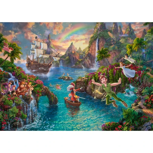 Schmidt Spiele Thomas Kinkade: Painter Of Light - Disney, Peter Pan, Puzzle – Bild 2