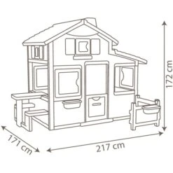 Smoby Neo Friends Spielhaus Mit Vorgarten, Gartenspielgerät -Günstiger Spielwarenladen Smoby Neo Friends Spielhaus mit Vorgarten Gartenspielger t@@1719964 5