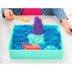 Spin Master Kinetic Sand - Sandbox Set Blau, Spielsand -Günstiger Spielwarenladen Spin Master Kinetic Sand Sandbox Set blau Spielsand@@100007969 4