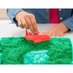 Spin Master Kinetic Sand - Sandbox Set Grün, Spielsand -Günstiger Spielwarenladen Spin Master Kinetic Sand Sandbox Set gr n Spielsand@@100007973 6
