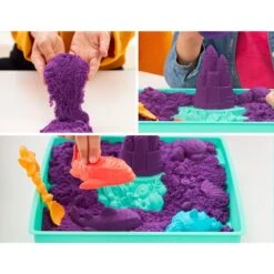 Spin Master Kinetic Sand - Sandbox Set Lila, Spielsand -Günstiger Spielwarenladen Spin Master Kinetic Sand Sandbox Set lila Spielsand@@100007966 3