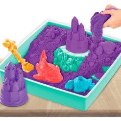 Spin Master Kinetic Sand - Sandbox Set Lila, Spielsand -Günstiger Spielwarenladen Spin Master Kinetic Sand Sandbox Set lila Spielsand@@100007966 7