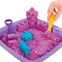 Spin Master Kinetic Sand - Schimmer Sandbox Set Lila, Spielsand -Günstiger Spielwarenladen Spin Master Kinetic Sand Schimmer Sandbox Set lila Spielsand@@100007981 3