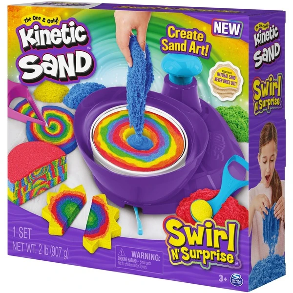 Spin Master Kinetic Sand - Swirl'n Surprise Set, Spielsand 5 Spin Master Kinetic Sand - Swirl'n Surprise Set, Spielsand – Bild 5