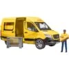 Bruder MB Sprinter DHL Mit Fahrer, Modellfahrzeug