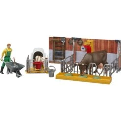 Günstiger Spielwarenladen 21 Günstiger Spielwarenladen -Günstiger Spielwarenladen bruder bworld Kuh und K lberstall mit Landwirt Kulisse@@1827759 1