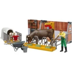 Bruder Bworld Kuh- Und Kälberstall Mit Landwirt, Kulisse -Günstiger Spielwarenladen bruder bworld Kuh und K lberstall mit Landwirt Kulisse@@1827759 3